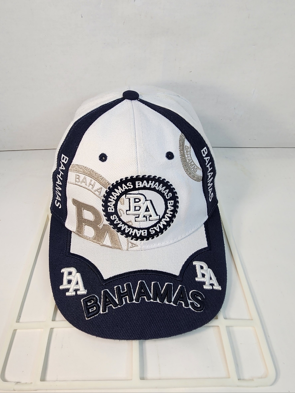 BA Bahamas Embroidered Cloth Adult Baseball Hat Strap-Back Adjustible OS